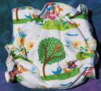 Small Bird Talk Fitted Diaper