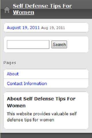 Self Defense Tips For Women