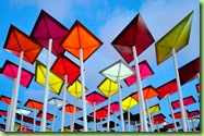 El bosque de papalotes en el Pabellón de México en la Expo 2010 Shanghái