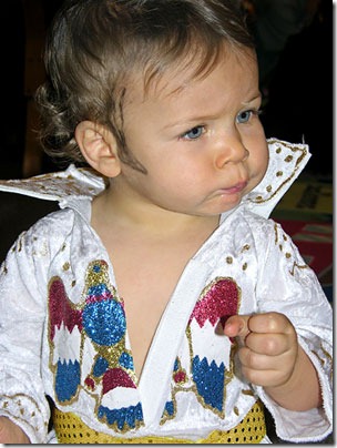 Disfraz casero de Elvis Presley para bebé, muy fácil | Disfraz casero