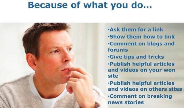 Because of what you do