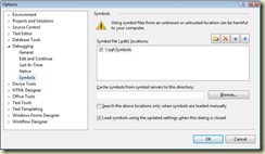 VSDebuggingOptions