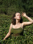 Drinking tea... amongst the tea plants