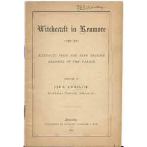 Witchcraft In Kenmore From 1730 To 1757 Cover