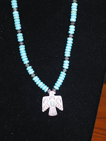 Southwestern Style Silver Eagle Necklace
