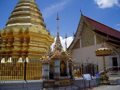 タイ-チェンマイの寺院