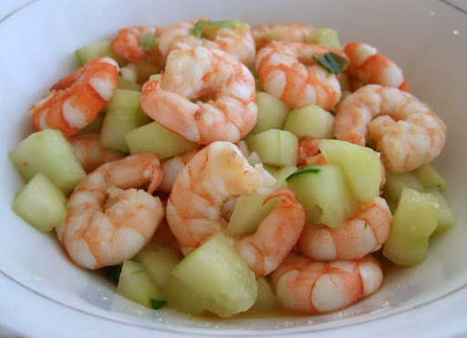 Cucumber Shrimp Fry