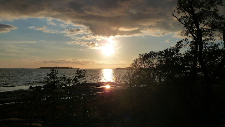 Coucher de soleil sur Harakka