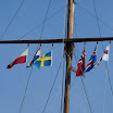 DSC03338.JPG - 4.07. Kopenhaga -  Port jachtowy Margaretheholms Haven (II) - polska flaga na maszcie sygnałowym
