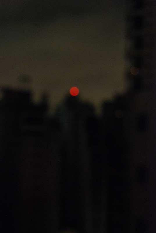Sao Paulo plongé dans le noir (vu depuis mon appart)