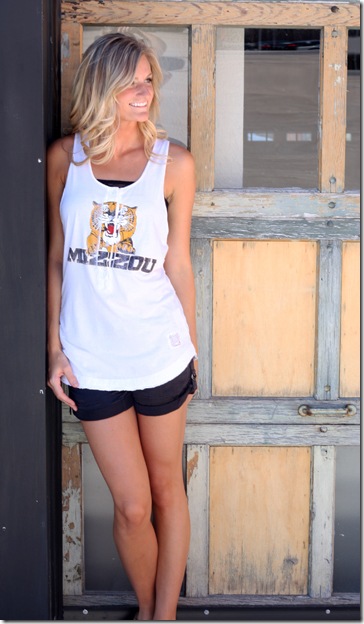 Mizzou Tank White F