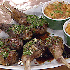 Seared Petite Lamb Chops with Rosemary Balsamic Reduction