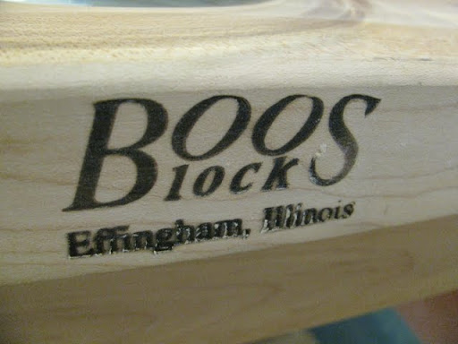 Boos Block imprint