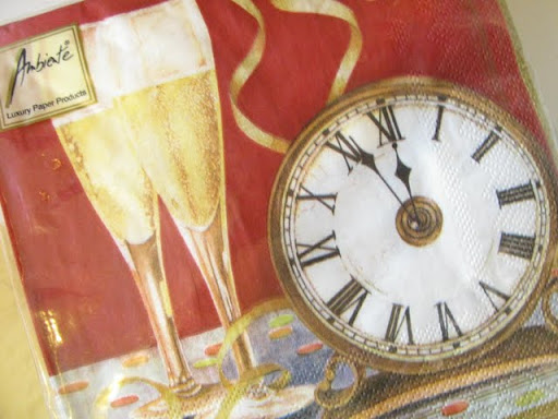 new year's napkins