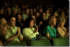 happy audience