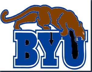 BYU cougar painting