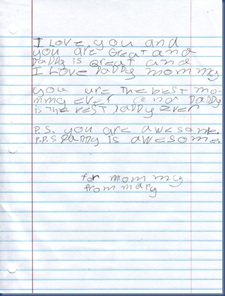 marys letter marys letter