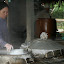 After a houge amount of boiling, and more stuff I missed, a big rice pancake is produced.