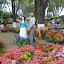 Steve with Snow White - the dwarves are hiding in the flowers
