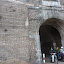 The East gate of the citadel, pockmarked with bullets during the Vietnam war.