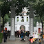 Outside the Temple of Literature, the home of Confucious learning in Vietnam.