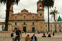 Lynette and I at the main square in Zipaquira.