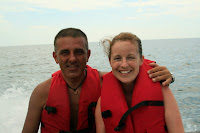 Claudio, our Italian diving instructor, an excellent tutor who made the whole thing great fun.