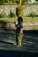 Cute little girl came over and chatted to us in Spanish before buying some cake