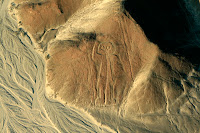 My favourite, the astronaut! And no doubt the source of many extra terrestrial Nasca theories!