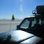 Out sturdy and loyal truck; it has an iPod dock but no working windows. Priorities, people.