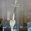 In the music room, instruments meet art.