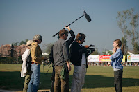 And then the next day! The documentary film are also present at the actual Elephant show itself...