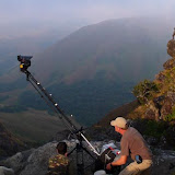 © Robin Smith: Cameraman, Robin Smith, Preparing Crane Shot