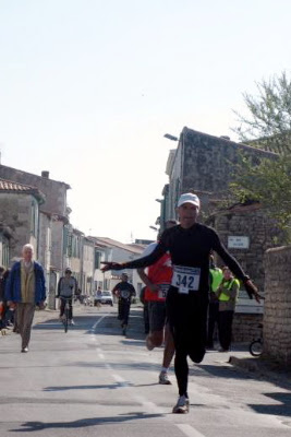 Arrivée à Sainte Marie en Ré, Trail des vignes