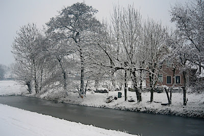 neige sur Delft