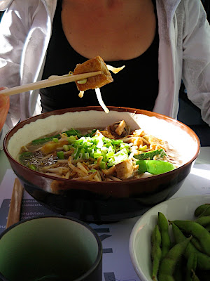 Moyashi Soba on Rice Noodles