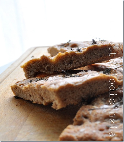 Focaccia di farro alla birra Focaccia di farro alla birra