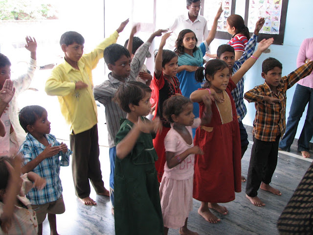 Unnati children learning to dance