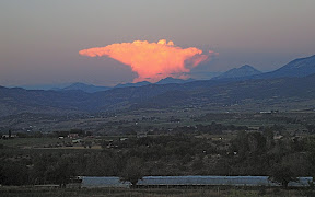 the clouds at night here