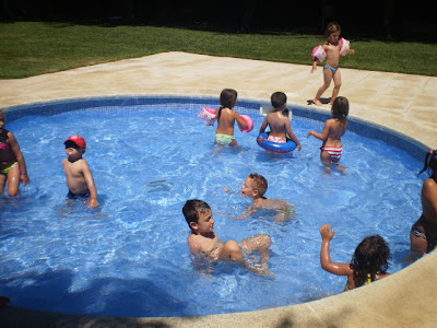 Fotos de la escuela de Verano en la piscina