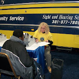 Vision and Hearing Bus at the NBC4 Fitness Expo