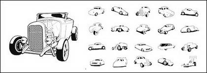 Vectors Retro cars
