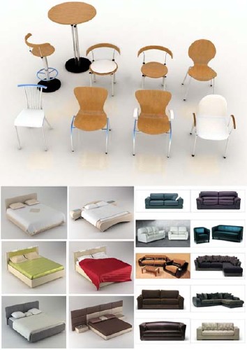 3D Models: Furniture Collection nicegfx.com