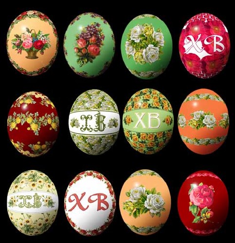 Easter Eggs Photoshop nicegfx.com