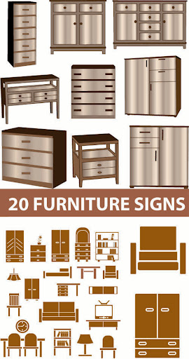 Stock Vector - Furniture Signs nicegfx.com