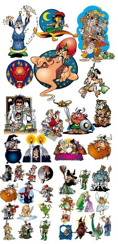 Literary heroes vector nicegfx.com