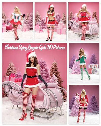 50 Christmas Spicy Lingerie Girls HD Pictures nicegfx.com