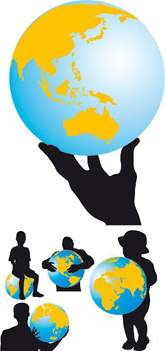 I Love Earth Vector nicegfx.com