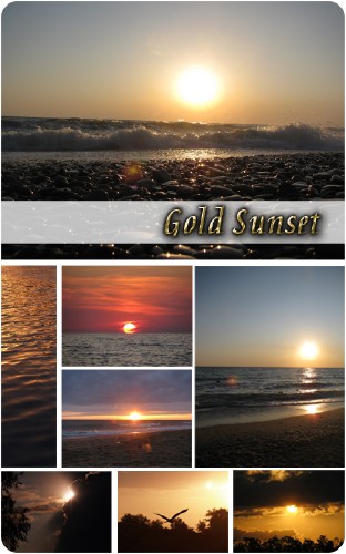 clipart sunset. Clipart “Golden Sunset”