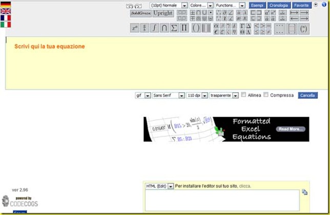 formule matematiche LaTeX